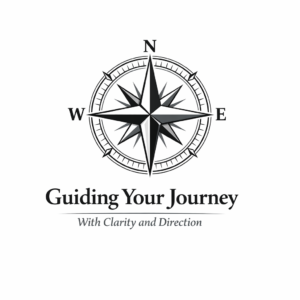 Compass symbol representing guidance and direction for UK/EU/China study visa support